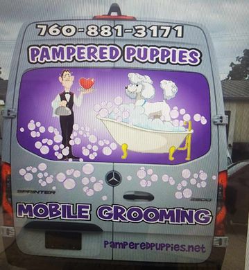 Pampered pups discount mobile pet grooming