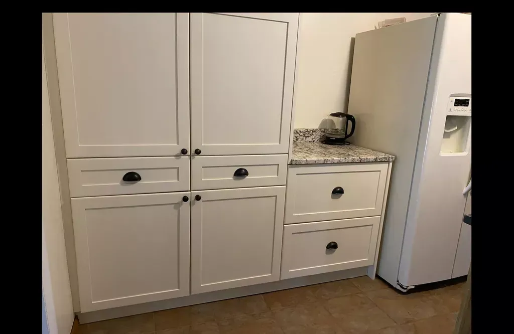 New red garage cabinets shiny