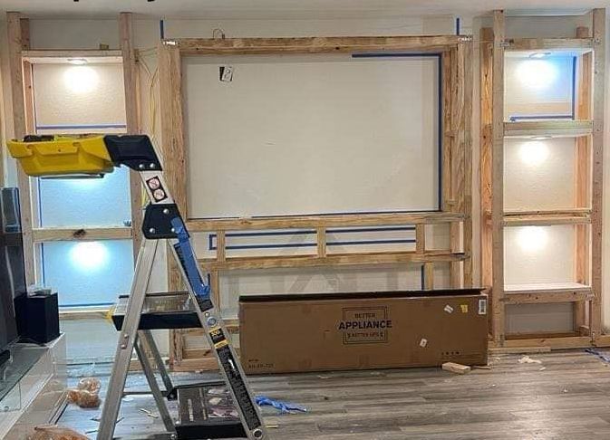 Demolition of kitchen area