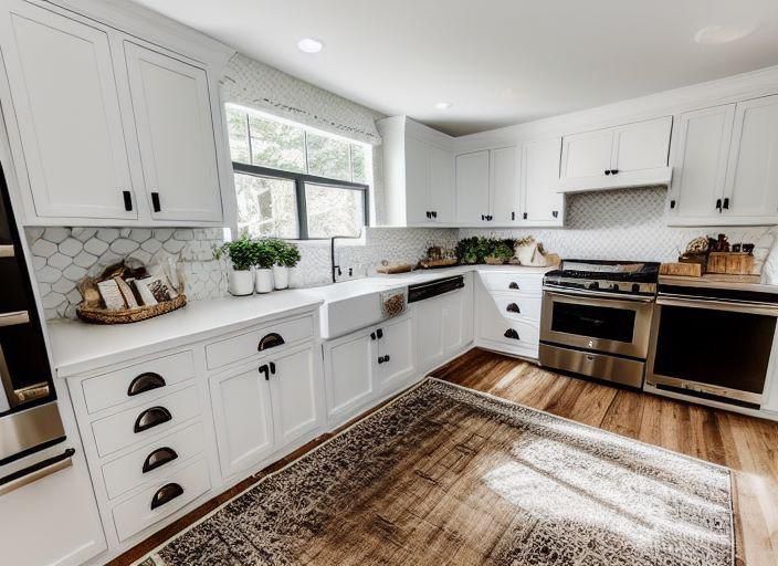 A nice finished kitchen with appliances