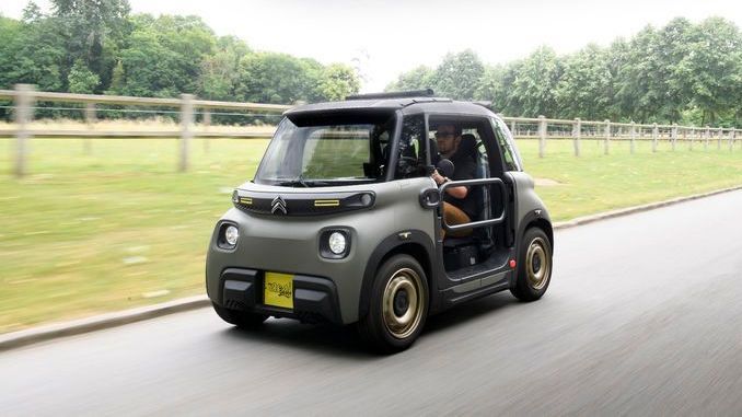 Citroën My Ami linksvoor