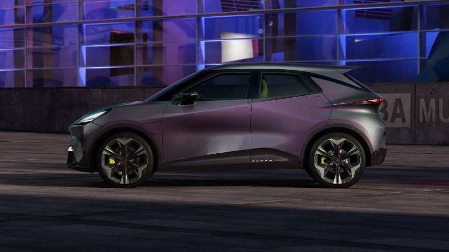 Cupra UrbanRebel zijaanzicht