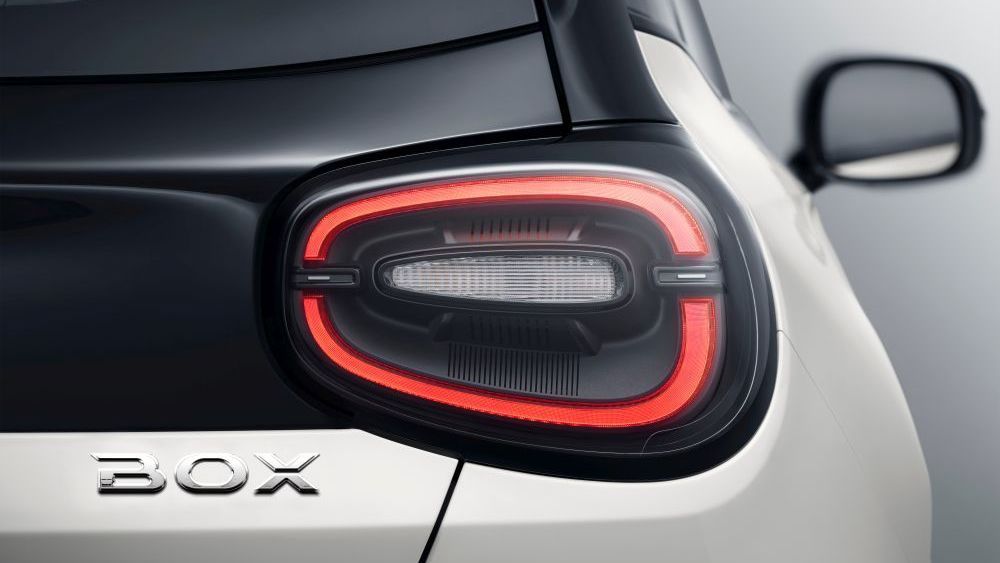De koplamp rechtsachter van de DongFeng Box