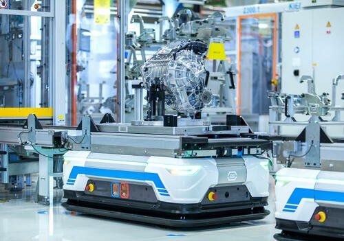 Geavanceerd productieproces e-motor Audi Q8 55 e-tron  quattro in Györ