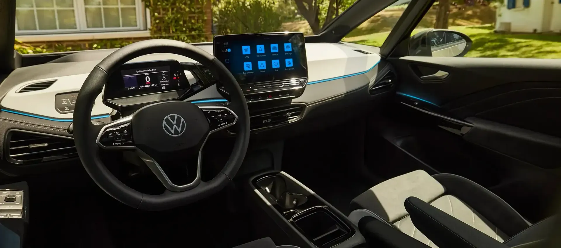 Interieur van de Volkswagen ID.3 Pro