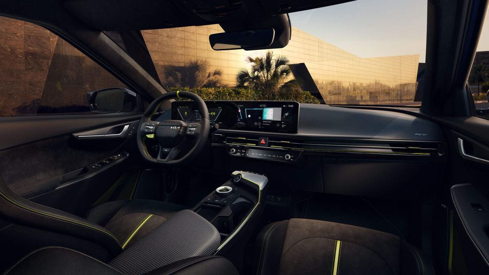 Het interieur van de vernieuwde KIA EV6 GT-Line