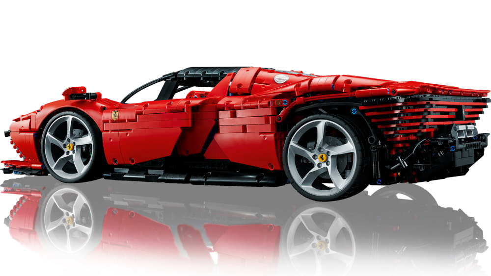 Technisch Lego - Ferrari Daytona SP3 linksachter