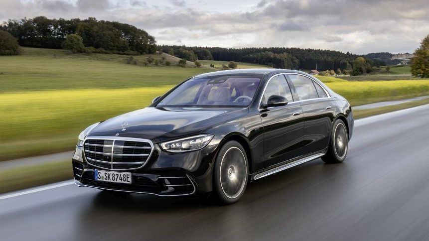 Mercedes-Benz S580e Plug-In Hybride linksachter