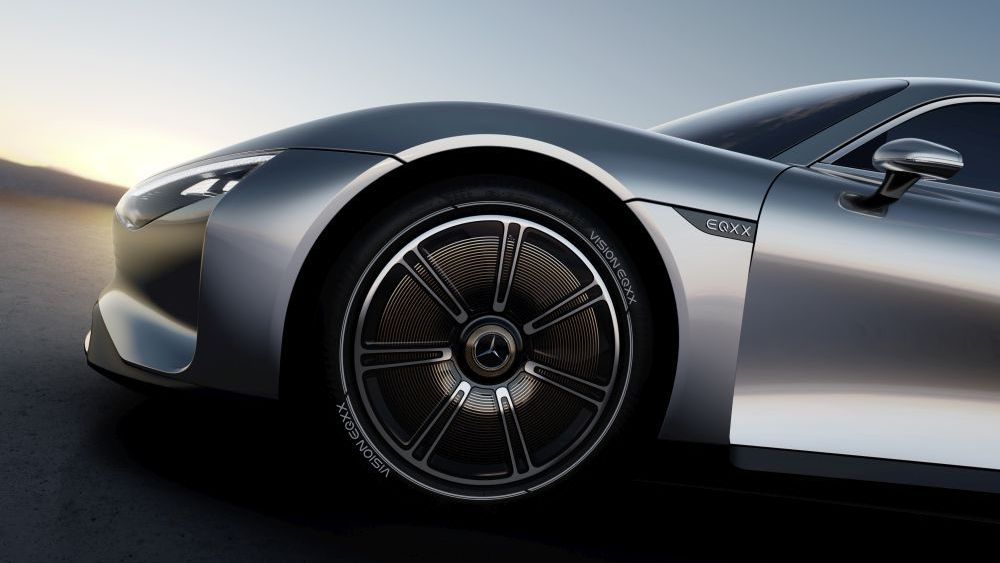 Velg links voor van de Mercedes-Benz Vision EQXX