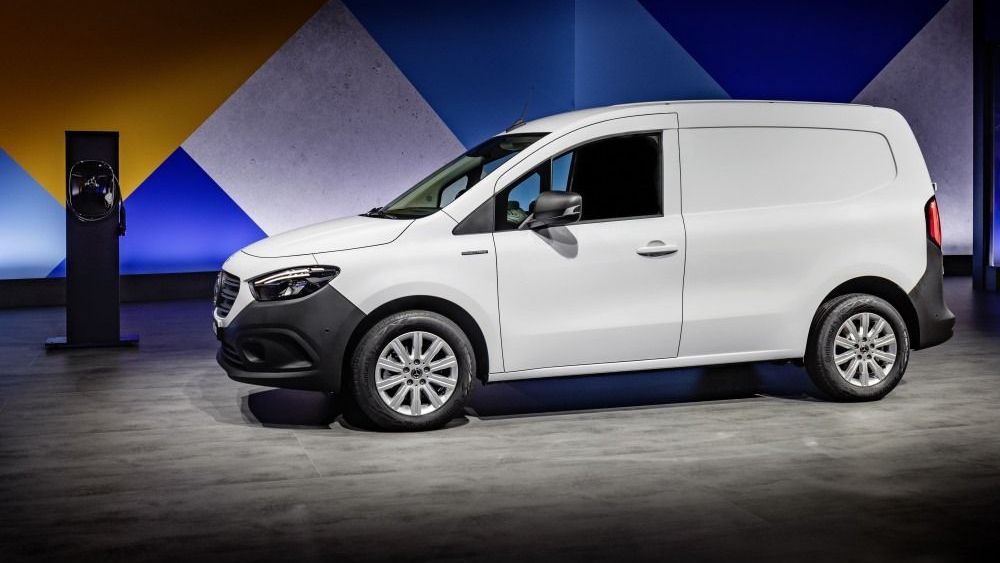 Mercedes-Benz eCitan zijaanzicht