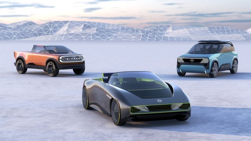 3 conceptmodellen van Nissan