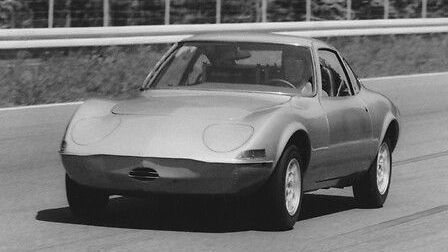 Opel Elektro GT 1971 vooraanzicht