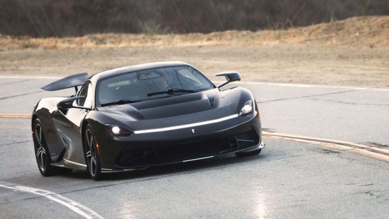 Pininfarina Battista vooraanzicht