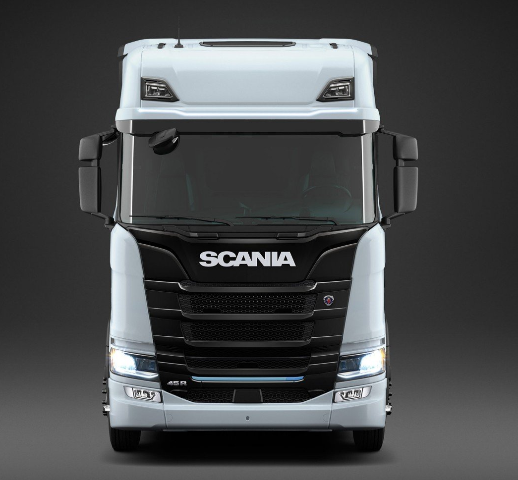 Scania truck vooraanzicht