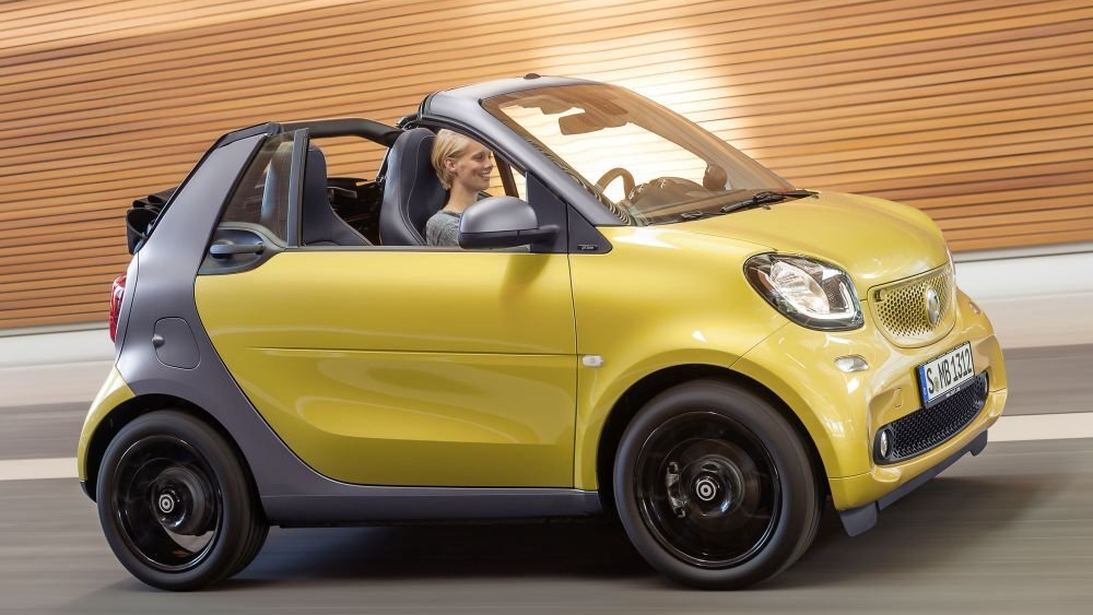 De elektrische cabrio Smart ForTwo Cabrio