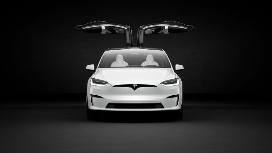 Tesla Model X met Falcon Wings