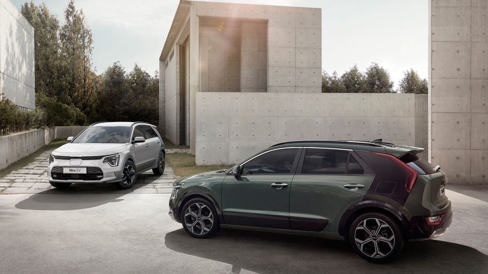 Twee Kia Niro's