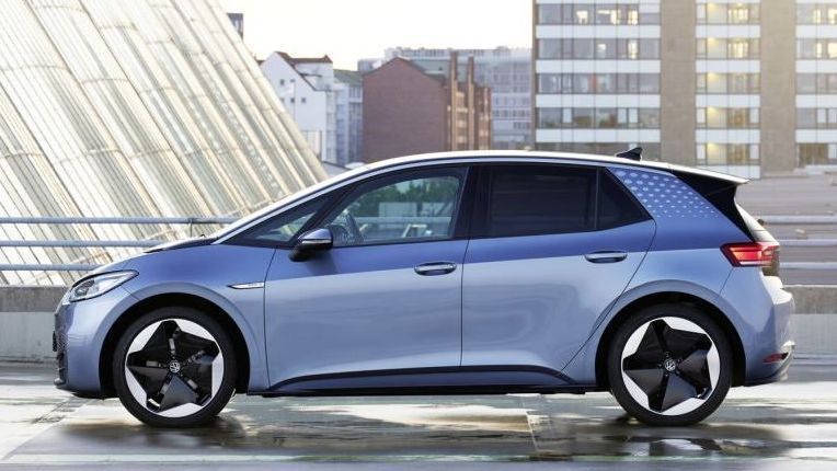 Volkswagen ID.3 op parkeerdek
