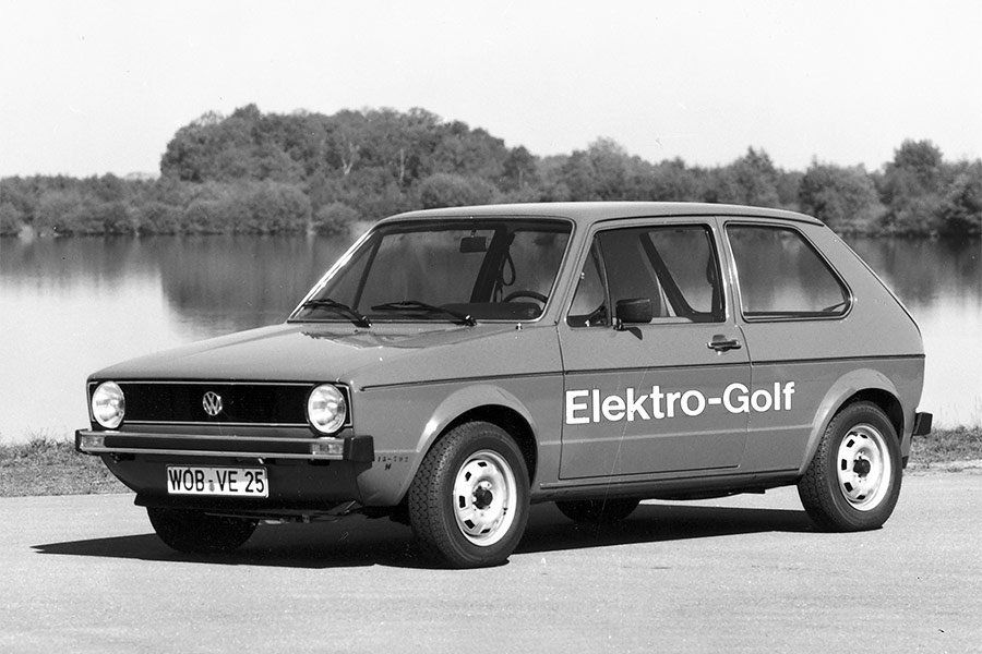 Elektrische Volkswagen Golf 1976 Mk1
