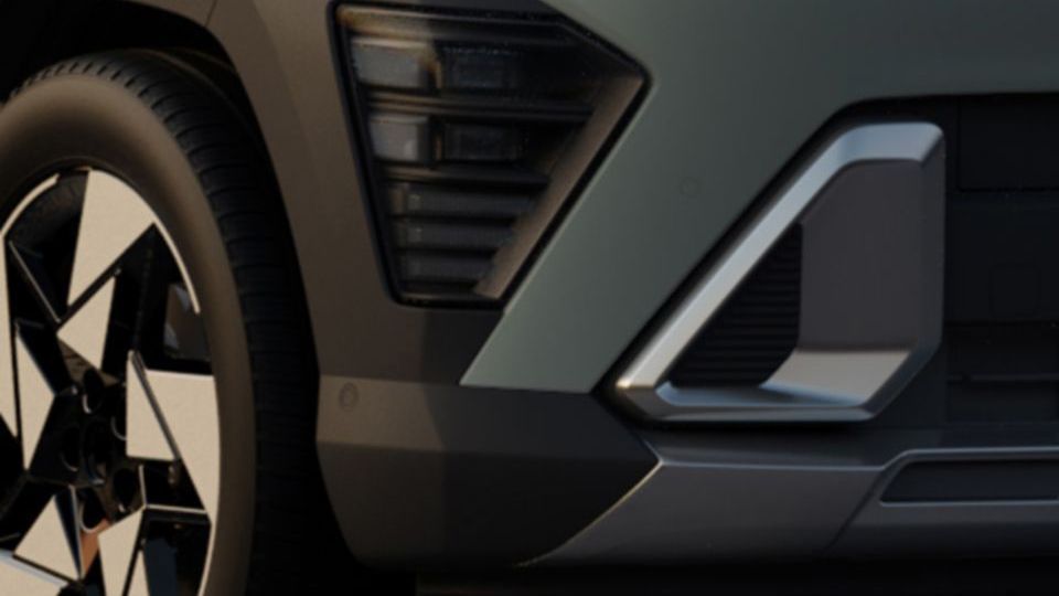 Hyundai KONA model 2023 wielkasten met geintegreerde verlichting