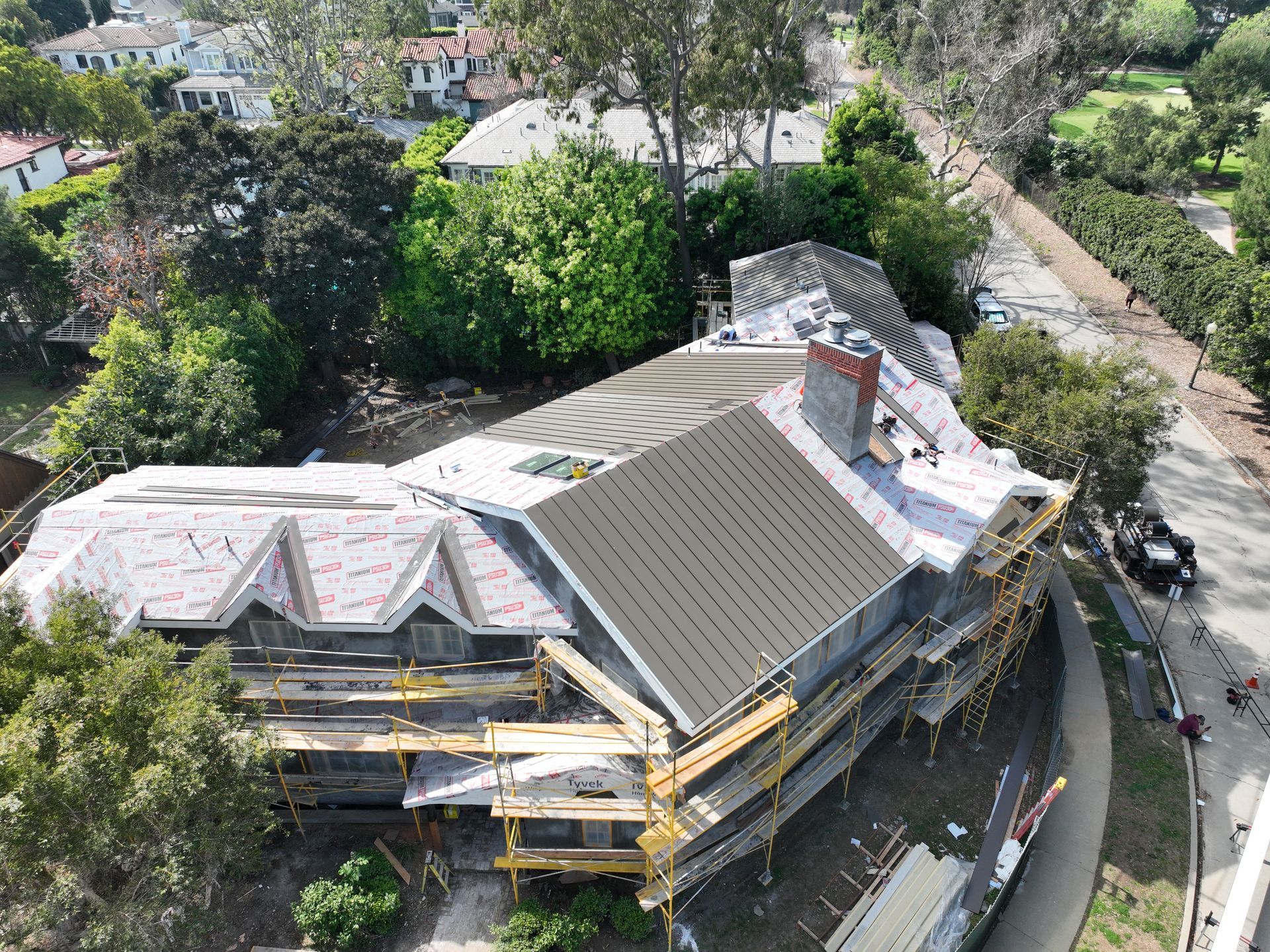 agoura hills metal roofing project