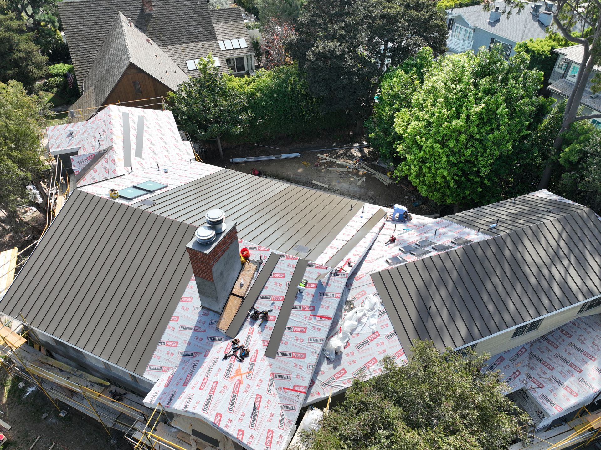 agoura hills metal roofing project