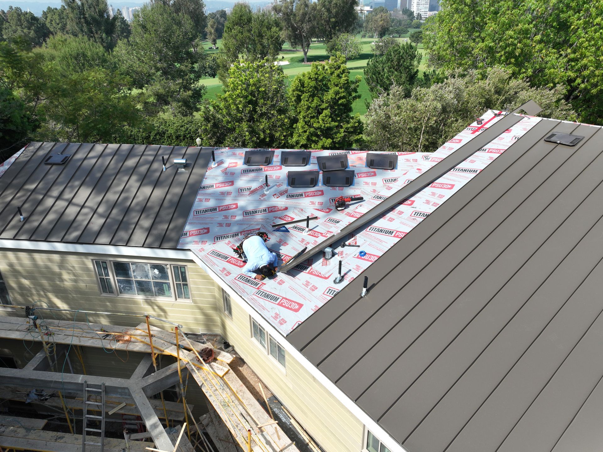 agoura hills metal roofing project
