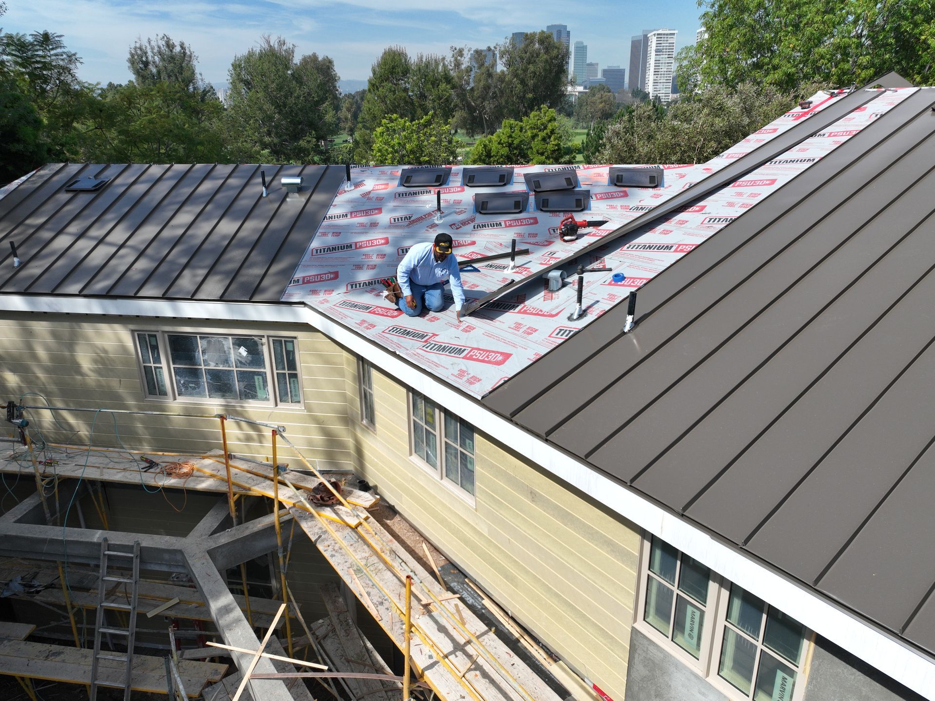 agoura hills metal roofing project