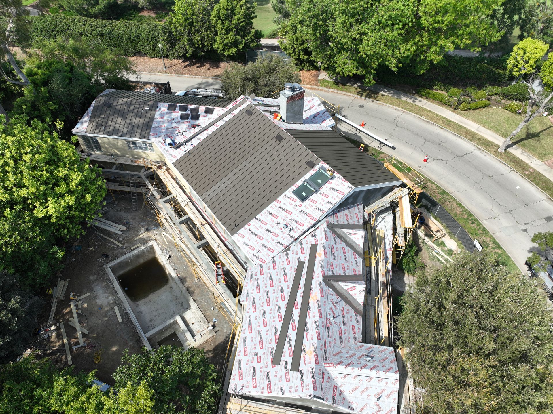 agoura hills metal roofing project