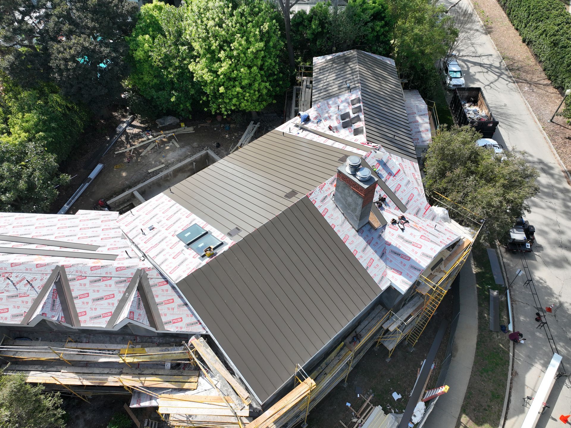 agoura hills metal roofing project