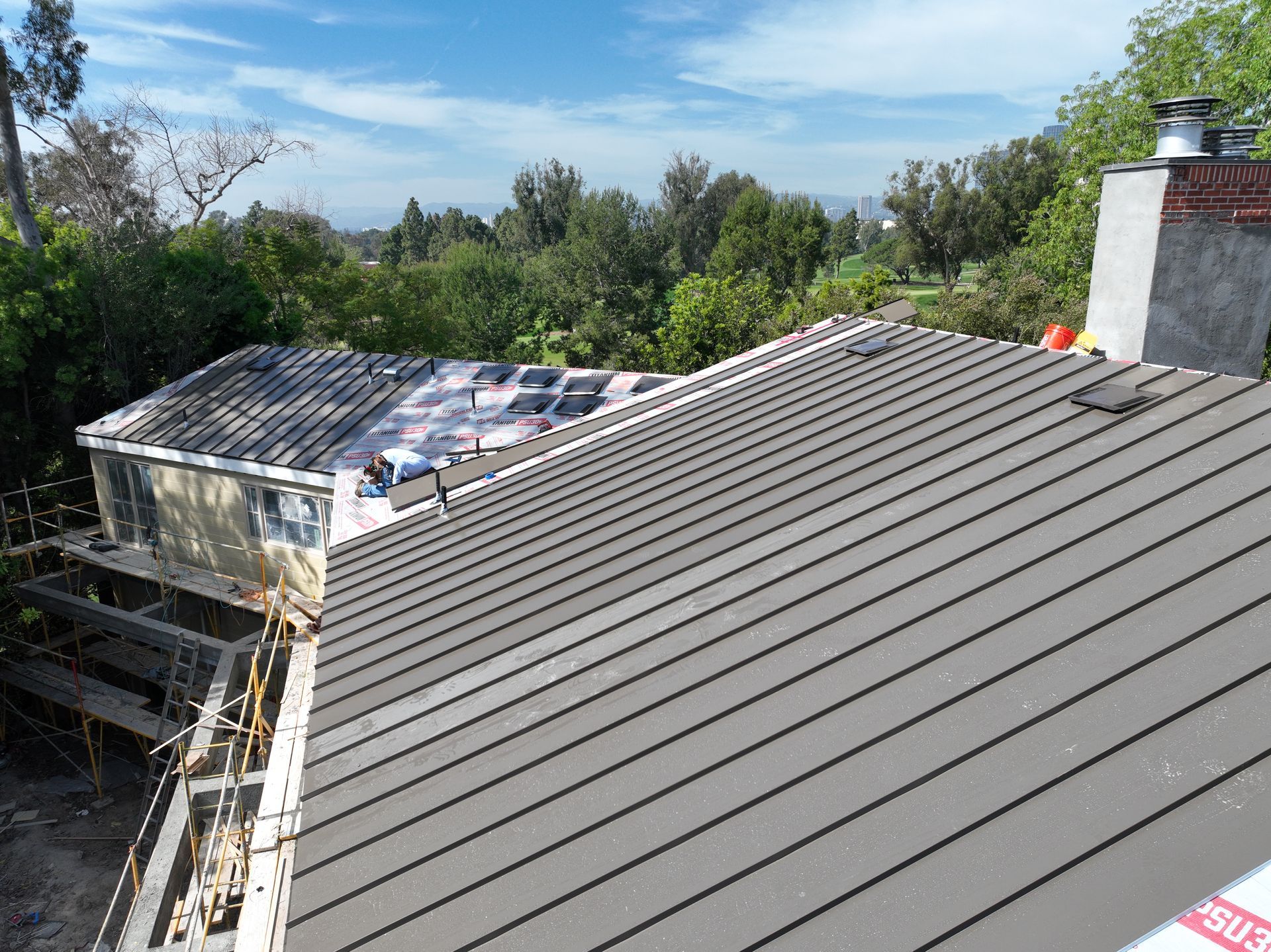 agoura hills metal roofing project