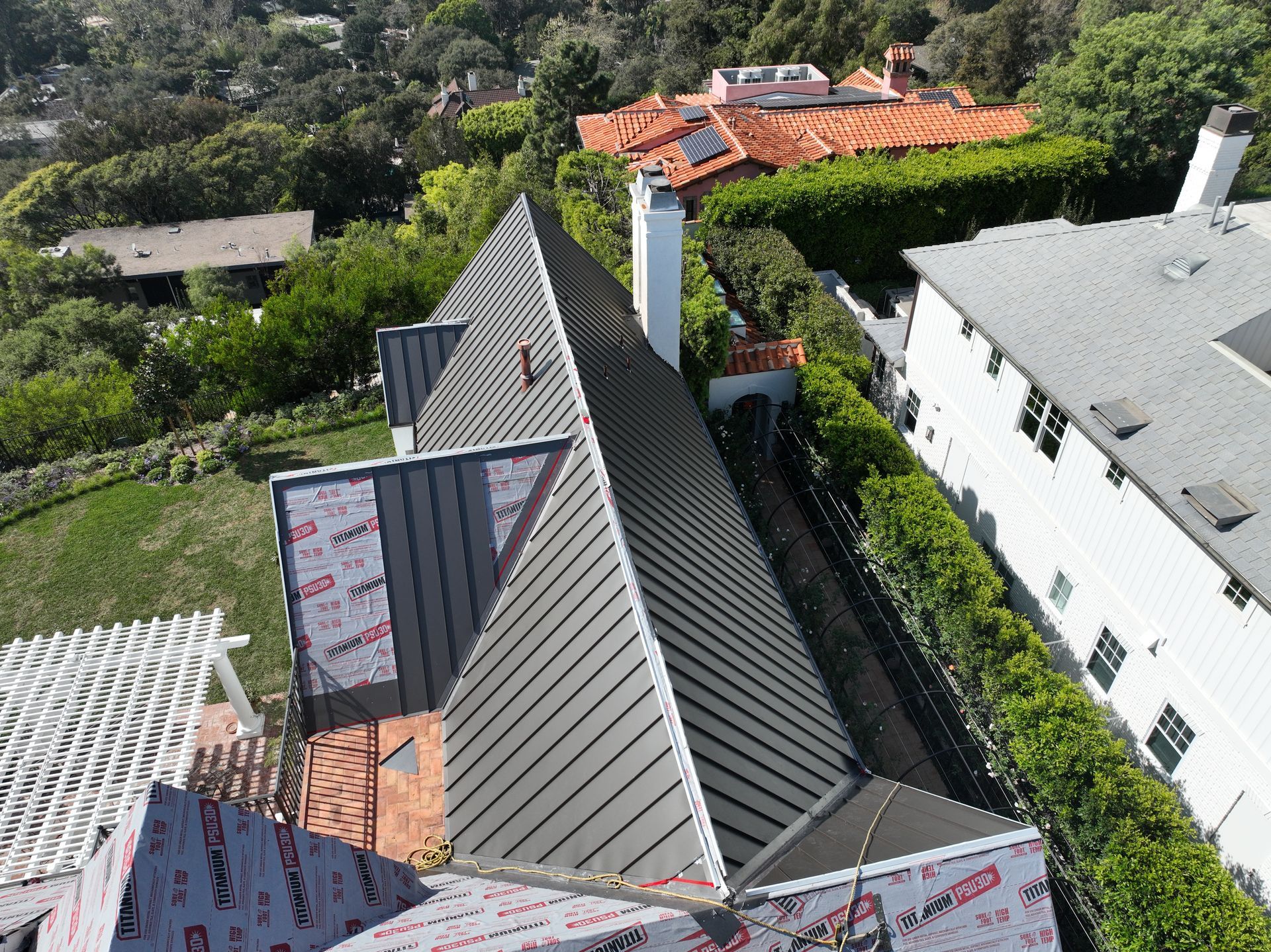 agoura hills metal roof for mansion 