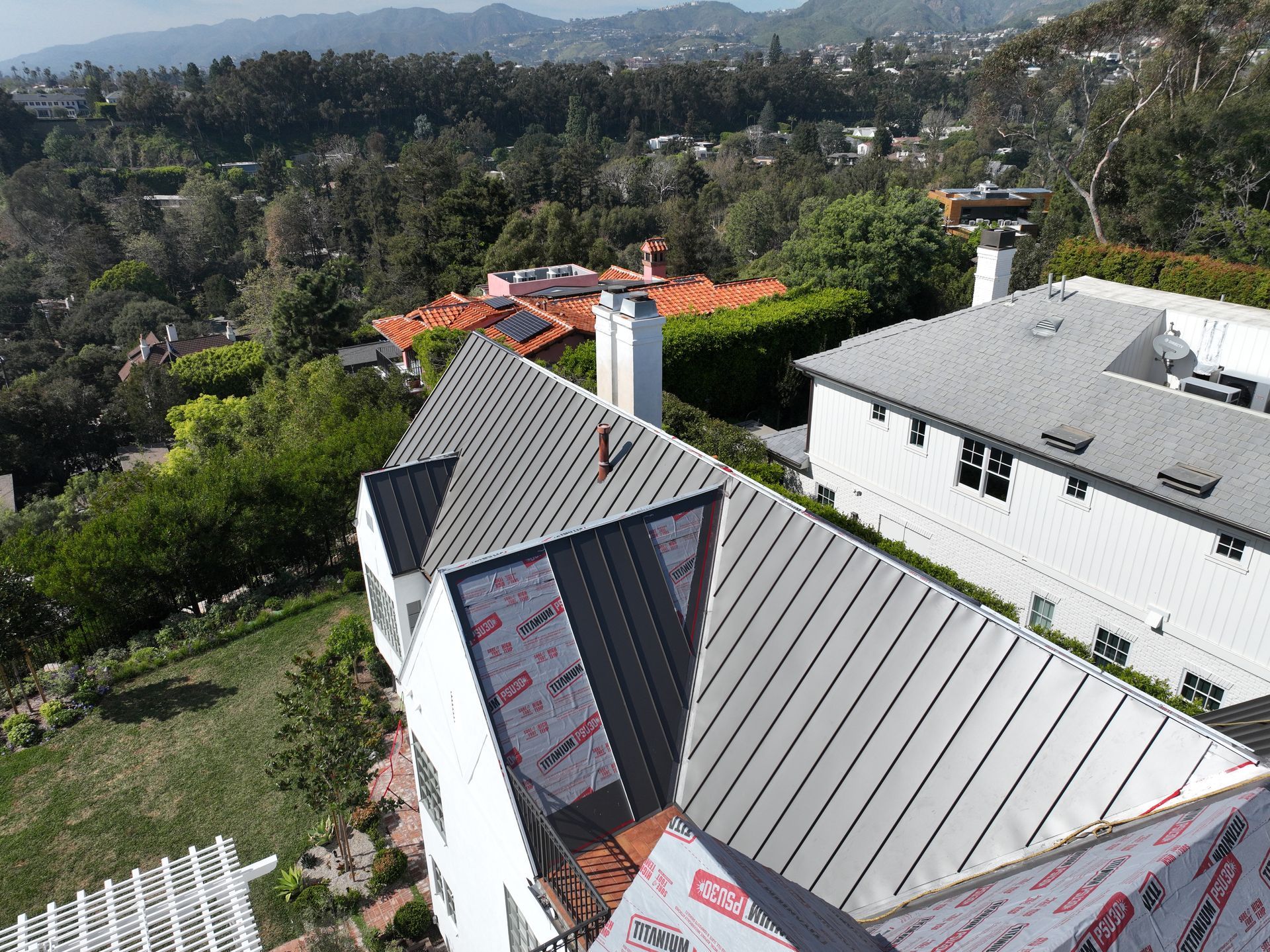 agoura hills metal roof for mansion 