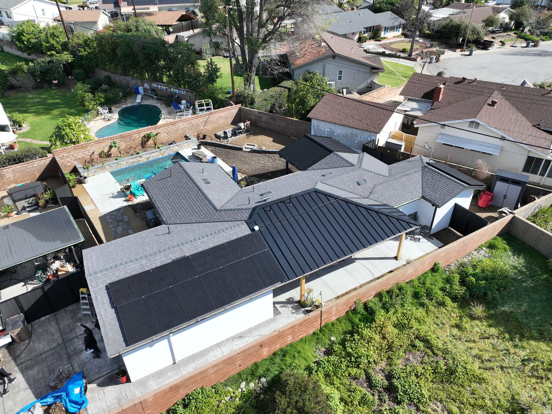 metal roofing replacing shingle roofing