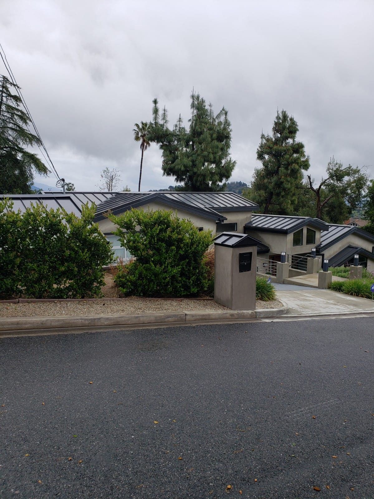 black metal roofing with custom metal fabrication