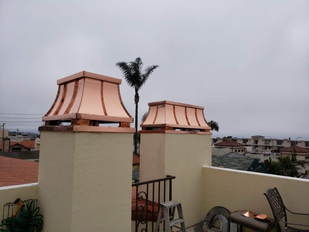 copper chimney,copper gutter