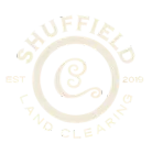 It is a logo for a company called shufffield cleaning and clearing.