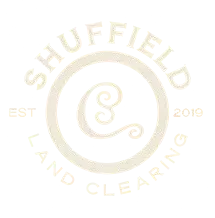 It is a logo for a company called shufffield cleaning and clearing.