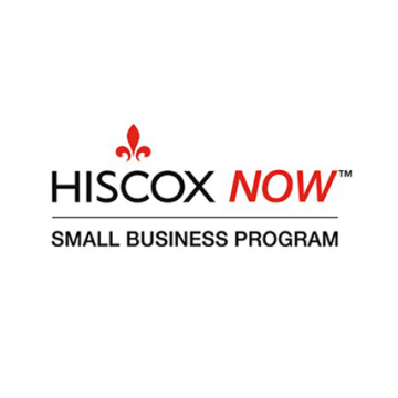 The logo for hiscox now is a small business program.