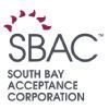 The logo for the south bay acceptance corporation.