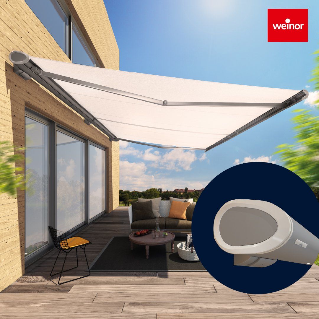 A picture of a weinor awning on a patio