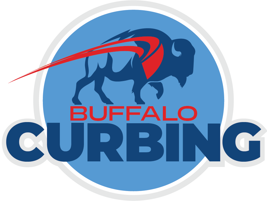 Logo: blue buffalo silhouette with red accents and the text 
