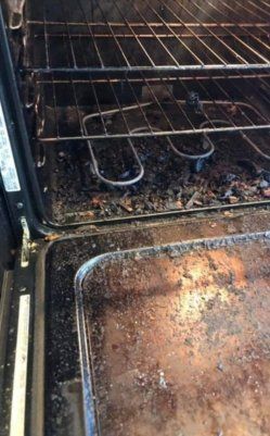 Before Oven Cleaning – Orem, UT – Vidal Cleaning Services