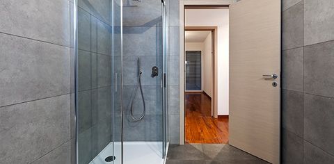 Framed Shower Door — Waynesville, NC — Clear View Glass and Mirror