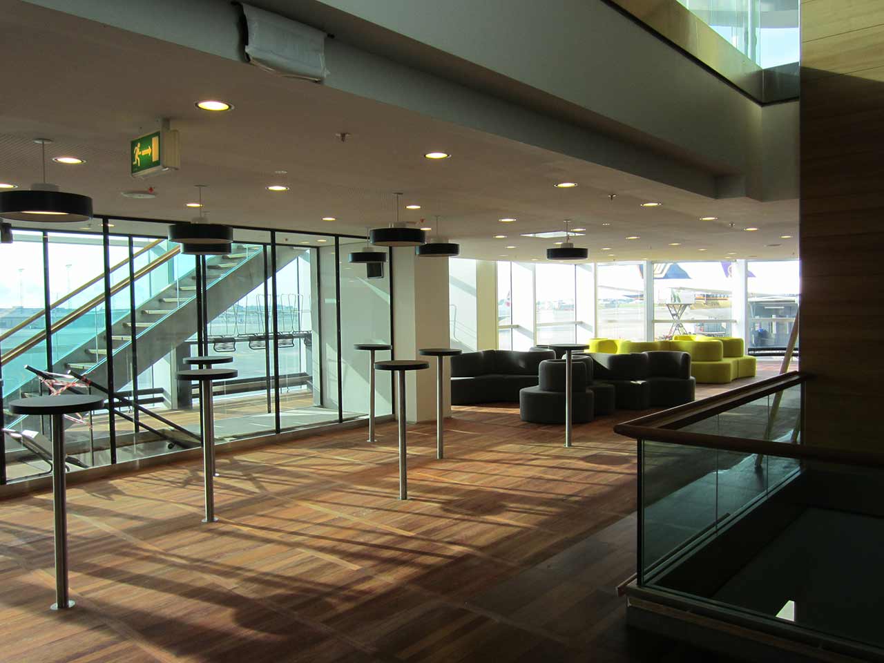 loungeområde i Københavns lufthavn