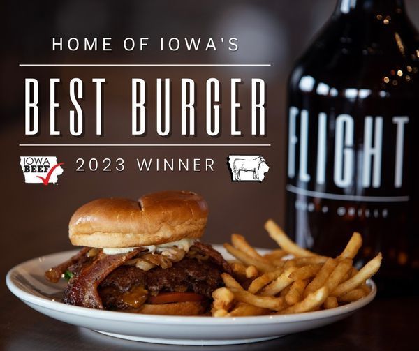 The Best Burger in Iowa Right Here in the Heart of the Prairie