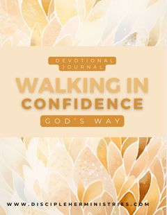 Devotional Journal titled Walking in Confidence God's Way by Tanisha Redd