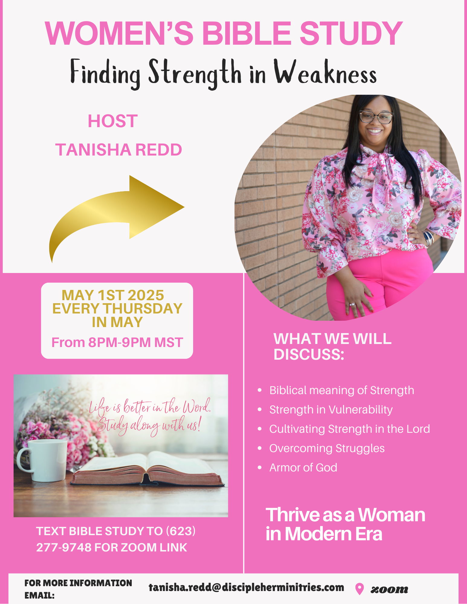 Women's Bible Study - Thrive as a Woman in Modern Era. DiscipleHer Ministries