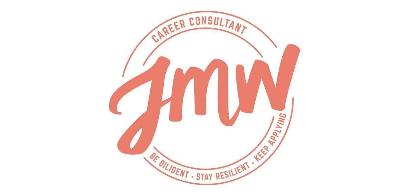 A logo for a career consultant called jmw