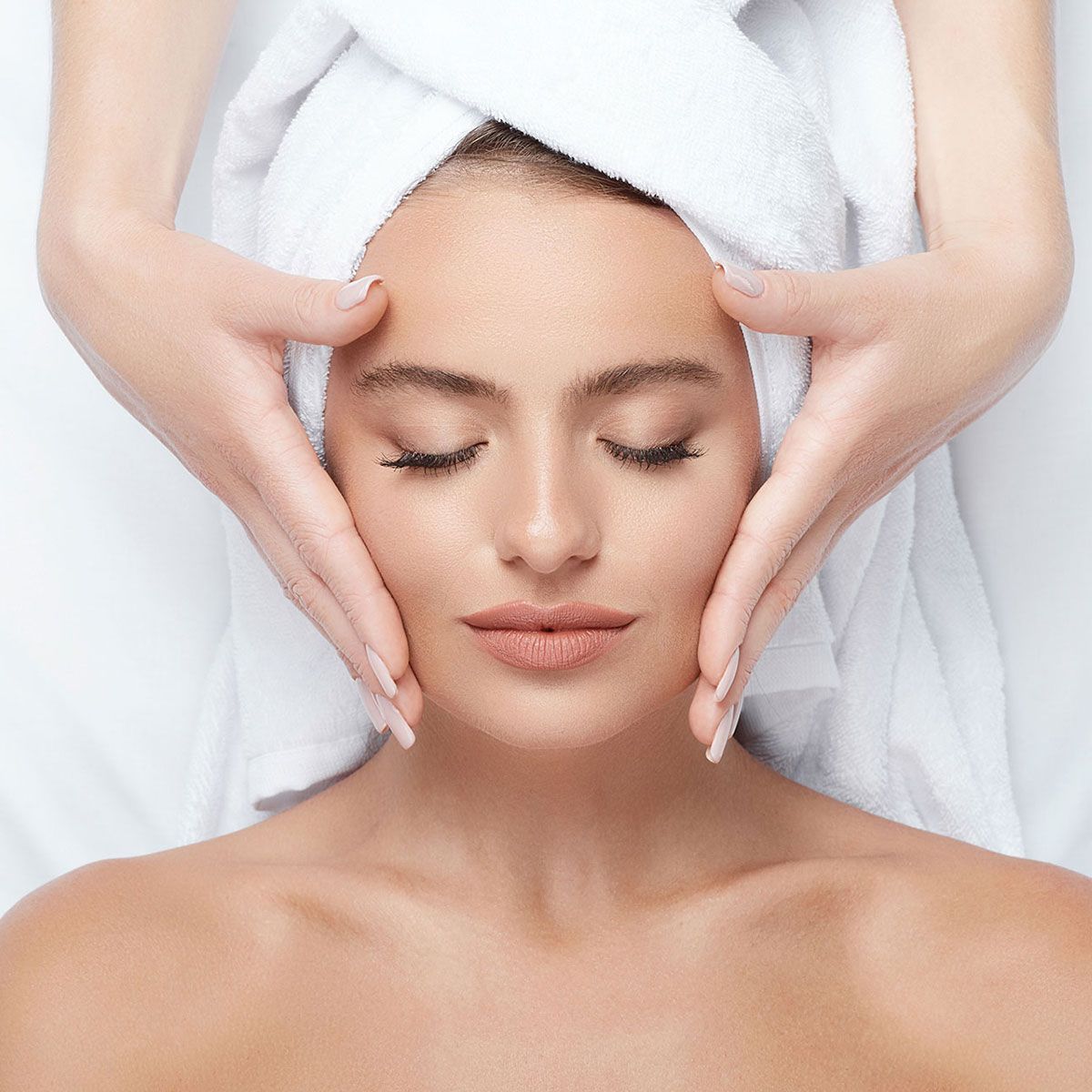 Beautiful girl in spa